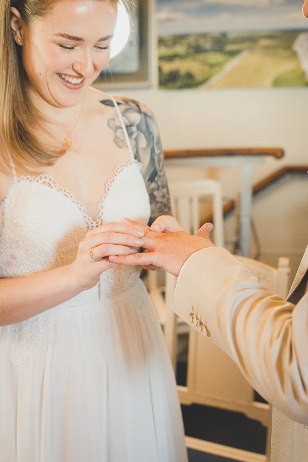 Hochzeit in Falshöft, Standesamt im Leuchtturm, Bild 3