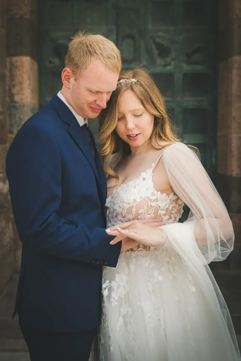 Hochzeit in Ribe, Standesamt zu zweit